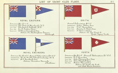 List of Yacht Club Flags, from the Lloyds Register of Shipping